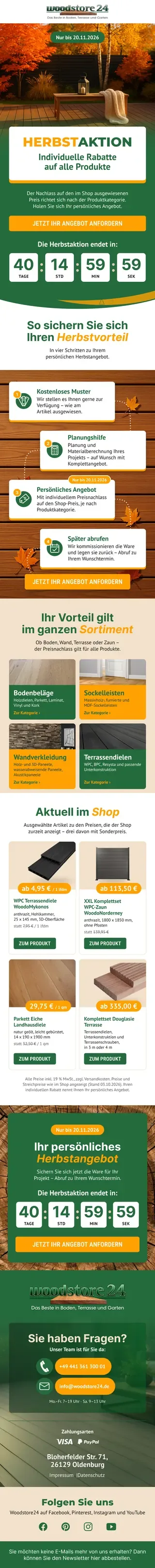 Newsletter von woodstore24